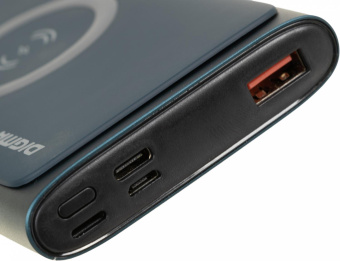 Мобильный аккумулятор Digma DGPQ10G 10000mAh 3A QC PD 20W 1xUSB беспров.зар. синий (DGPQ10G22CBL) от магазина РЭССИ