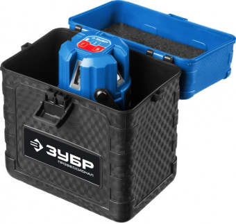 Нивелир лазерн. Зубр Крест-55 2кл.лаз. 660нм цв.луч. красный 3луч. (34904) от магазина РЭССИ