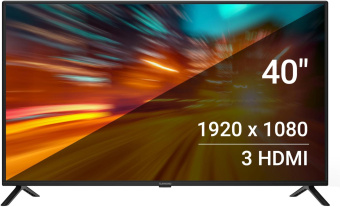 Телевизор LED SunWind 40" SUN-LED40XB201 черный FULL HD 60Hz DVB-T DVB-T2 DVB-C DVB-S DVB-S2 USB от магазина РЭССИ