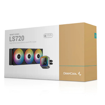 Система водяного охлаждения Deepcool LS720 ARGB Soc-AM5/AM4/1151/1200/1700 черный 4-pin 20-32.9dB Al 300W 1607gr Ret (R-LS720-BKAMNT-G-1) от магазина РЭССИ