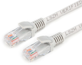 Патч-корд Premier PP31-3M-LSZH 1Гбит/с UTP 4 пары cat.5E CCA molded 3м серый RJ-45 (m)-RJ-45 (m) от магазина РЭССИ