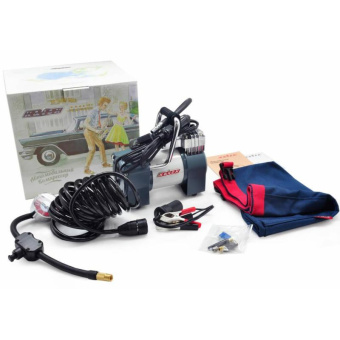 Автомобильный портативный компрессор Качок с витым шлангом-удлинителем К90 N от магазина РЭССИ