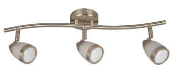 Светильник Hiper Chiara H077-3 потолоч. никелевый/белый от магазина РЭССИ