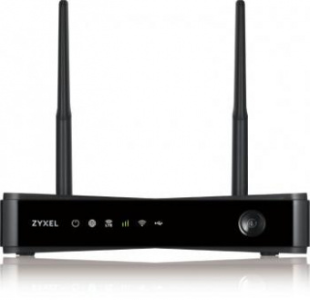 Роутер беспроводной Zyxel LTE3301-PLUS-EU01V1F AC1200 10/100/1000BASE-TX/4G cat.6 черный от магазина РЭССИ