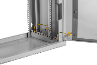 Шкаф коммутационный ЦМО (ШРН-12.350) настенный 12U 600x359мм пер.дв.стекл 200кг серый 300мм 180град. от магазина РЭССИ