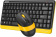 Картинка Клавиатура + мышь A4Tech Fstyler FG1110 клав:черный/желтый мышь:черный/желтый USB беспроводная Multimedia (FG1110 BUMBLEBEE) от магазина РЭССИ Клавиатура + мышь A4Tech Fstyler FG1110 клав:черный/желтый мышь:черный/желтый USB беспроводная Multimedia (FG1110 BUMBLEBEE) от магазина РЭССИ