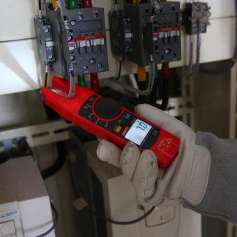 UT256B UNI-T Клещи токоизмерительные True RMS постоянного и переменного тока до 200A (вилочный тип) от магазина РЭССИ