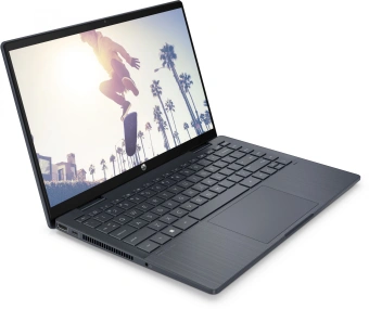Ноутбук HP Pavilion x360 14-ek2001ci Core 7 150U 16Gb SSD1Tb Intel Graphics 14" IPS Touch FHD (1920x1080) Free DOS blue WiFi BT Cam (A19ZZEA) от магазина РЭССИ