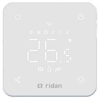 Термостат комнатный сенсорный встраиваемый RSmart -FW с Wi-Fi подключением белый от магазина РЭССИ