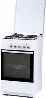 Плита Комбинированная Flama L FK 2212 W белый (металлическая крышка) реш.сталь от магазина РЭССИ