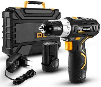 Дрель-шуруповерт Deko GCD12DU3 аккум. патрон:быстрозажимной (063-4114) от магазина РЭССИ