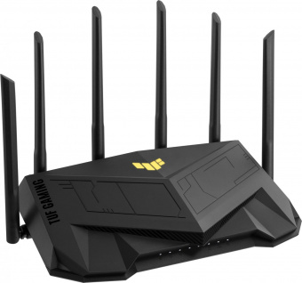 Роутер беспроводной Asus TUF-AX5400 AX5400 10/100/1000BASE-TX/4G ready черный от магазина РЭССИ