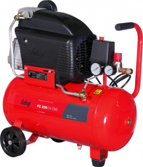 Компрессор поршневой Fubag FС 230/24 CM2 масляный 230л/мин 24л 1500Вт красный/черный от магазина РЭССИ