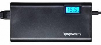 Блок питания Ippon SD90U автоматический 90W 15V-19.5V 11-connectors 4.5A 1xUSB 2.1A от бытовой электросети LСD индикатор от магазина РЭССИ