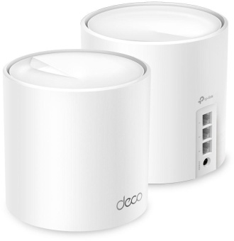 Бесшовный Mesh роутер TP-Link DECO X50(2-PACK) AX3000 10/100/1000BASE-TX белый (упак.:2шт) от магазина РЭССИ