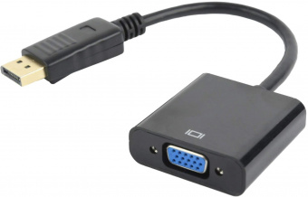 Кабель-переходник видео Premier 6-932 DisplayPort (m)/VGA (f) 0.15м. позолоч.конт. черный (уп.:1шт) от магазина РЭССИ