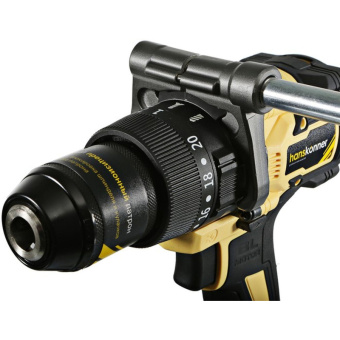 Аккумуляторный шуруповерт Hanskonner 1BatterySystem HCD18165BLI от магазина РЭССИ