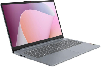 Ноутбук Lenovo IdeaPad Slim 3 15AMN8 Ryzen 5 7520U 16Gb SSD512Gb AMD Radeon 610M 15.6" IPS FHD (1920x1080) без ОС grey WiFi BT Cam (82XQ00N7PS) от магазина РЭССИ