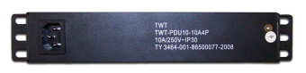 Блок распределения питания Lanmaster TWT-PDU10-10A4P гор.размещ. 4xSchuko 10A от магазина РЭССИ