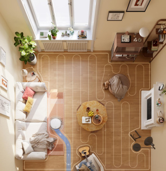 Пылесос-робот Dreame Trouver M1 40Вт белый от магазина РЭССИ