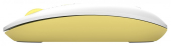 Мышь A4Tech Fstyler FG20 Daisy белый/желтый оптическая (2000dpi) беспроводная USB для ноутбука (4but) от магазина РЭССИ