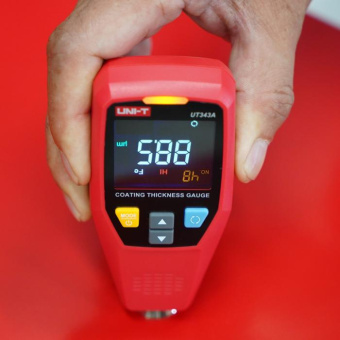 UT343A UNI-T Измеритель толщины ЛКП на магнитных и немагнитных металлах от магазина РЭССИ