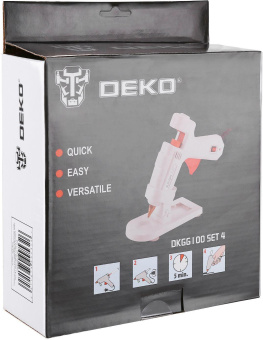 Клеевой пистолет Deko DKGG100 SET4 100Вт стерж.:11мм от магазина РЭССИ