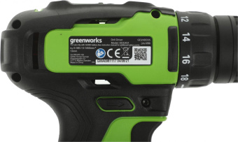Дрель-шуруповерт Greenworks GD24DD35 аккум. патрон:быстрозажимной (3704007) от магазина РЭССИ