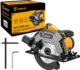 Циркулярная пила (дисковая) Deko DKCS1800 Laser 1800Вт (ручная) от магазина РЭССИ