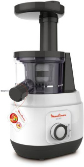 Соковыжималка шнековая Moulinex ZU150110 150Вт белый/черный от магазина РЭССИ