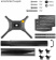 Картинка Подставка для телевизора Onkron TS2551 черный 32"-55" макс.32.5кг напольный мобильный от магазина РЭССИ Подставка для телевизора Onkron TS2551 черный 32"-55" макс.32.5кг напольный мобильный от магазина РЭССИ