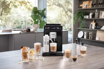 Кофемашина Delonghi Eletta Explore ECAM450.55.G 1450Вт серебристый/черный от магазина РЭССИ