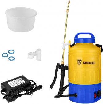 Опрыскиватель Deko DKSP09 аккум. 5л желтый/синий (065-0941) от магазина РЭССИ