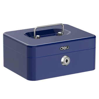 Ящик для денег Deli ET503 9x20x16 синий от магазина РЭССИ