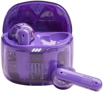Гарнитура внутриканальные JBL Tune Flex Ghost пурпурный беспроводные bluetooth в ушной раковине (JBLTFLEXGPUR) от магазина РЭССИ
