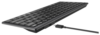 Клавиатура A4Tech Fstyler FX51 серый USB slim Multimedia (FX51 GREY) от магазина РЭССИ