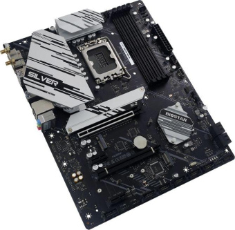 Материнская плата Biostar B760A-Silver  Soc-1700 Intel B760 4xDDR5 ATX AC`97 8ch(7.1) 2.5Gg RAID+VGA+HDMI+DP от магазина РЭССИ