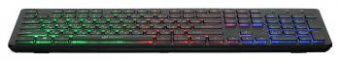Клавиатура Оклик 510ML черный USB slim Multimedia LED от магазина РЭССИ
