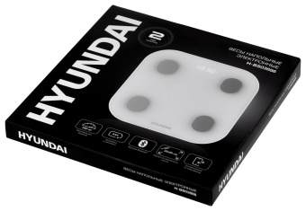 Весы напольные электронные Hyundai H-BS03686 макс.180кг белый от магазина РЭССИ