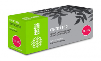 Картридж лазерный Cactus CS-TK1160 TK-1160 черный (7200стр.) для Kyocera Ecosys P2040dn/P2040dw от магазина РЭССИ