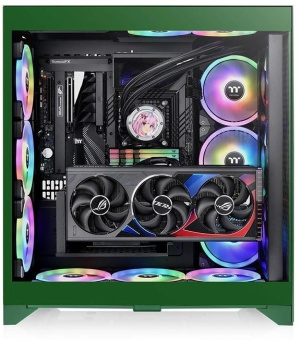 Корпус Thermaltake CTE E660MX Racing зеленый без БП E-ATX 11x120mm 4x140mm 2xUSB3.0 audio bott PSU от магазина РЭССИ