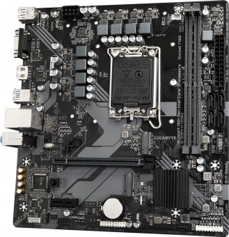 Материнская плата Gigabyte B760M H DDR4 Soc-1700 Intel B760 2xDDR4 mATX AC`97 8ch(7.1) GbLAN RAID+VGA+HDMI от магазина РЭССИ