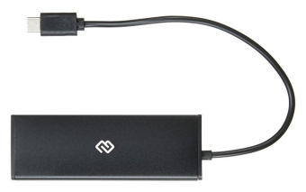 Разветвитель USB-C Digma HUB-4U2.0-UC-B 4порт. черный от магазина РЭССИ