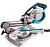 Торцовочная пила Makita LS0815FLN 1400Вт 5000об/мин d=216мм от магазина РЭССИ