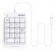 Числовой блок A4Tech Fstyler FK13P белый USB slim для ноутбука (FK13P WHITE) от магазина РЭССИ