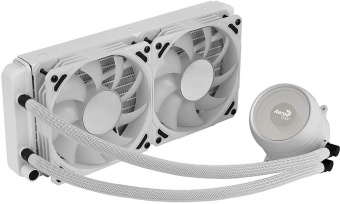 Система водяного охлаждения Aerocool Mirage L240 White Soc-AM4/1151/1200/2066/1700 4-pin 20-27dB Al+Cu 400W 1200gr LED Ret от магазина РЭССИ