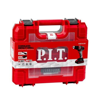 Дрель-шуруповерт P.I.T. PSR18-D4 аккум. патрон:быстрозажимной (кейс в комплекте) от магазина РЭССИ