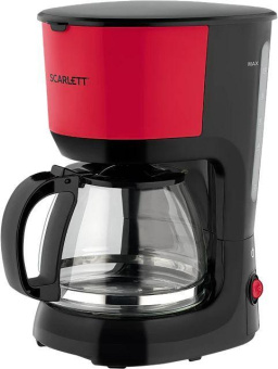 Кофеварка капельная Scarlett SC-CM33013 750Вт красный/черный от магазина РЭССИ