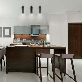 Светильник Gauss Overhead HD029 потолоч. 12Вт 3000K цв.св.:белый теплый черный от магазина РЭССИ