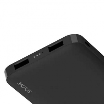 Мобильный аккумулятор Solove Solove 003M 20000mAh QC 2.1A черный (003M BLACK RUS) от магазина РЭССИ